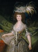 Queen of Spain Maria Louisa, nee Bourbon-Parma. Francisco de Goya